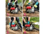 EBERTH Wasserpumpe 5,5PS mit 30.000l/h und 30m Förderhöhe, 2 Zoll Anschluss, 4-Takt-Motor – Bild 4