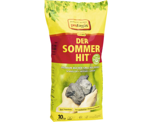 Grillkohle ProFagus Der Sommer Hit Premium Buche 1 Tonne
